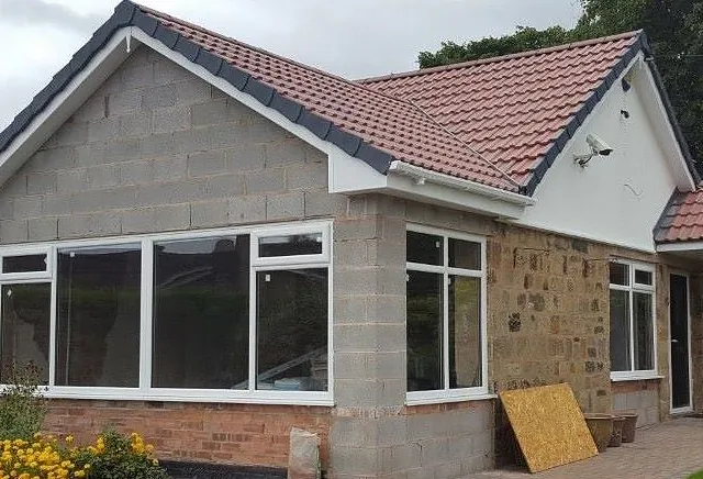 A new pitched roof installed by our team