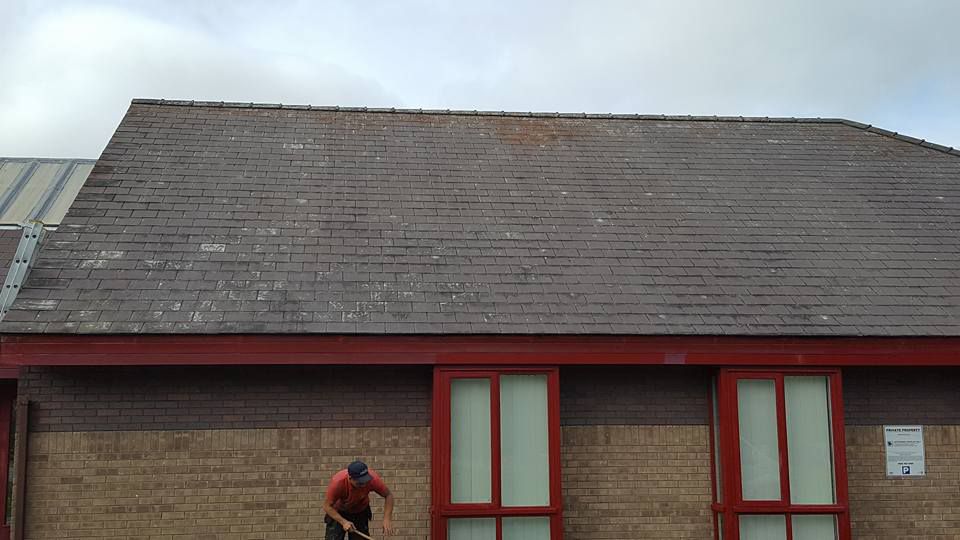 A clean roof after all the moss was cleared by our team