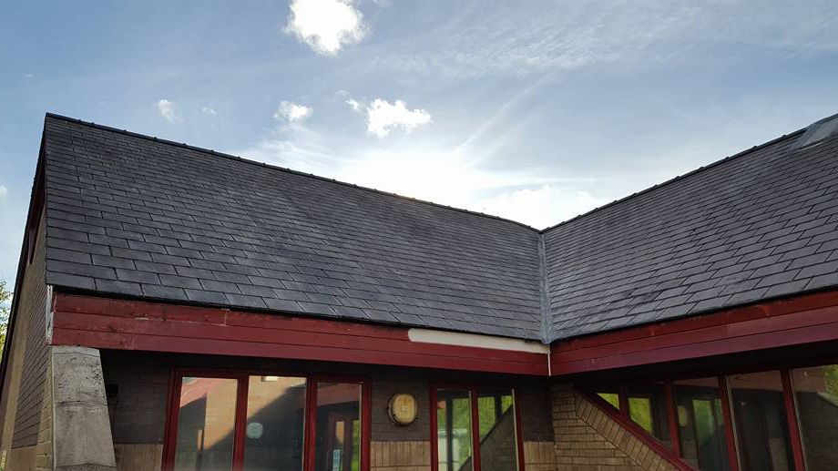 Clean roof after our team has finished cleaning the moss that was present 